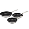 Hot Sale Wholesale Tri-ply Base Stainless Steel Pan 20/24/26/28cm 8inch/10inch/12inch Non-stick Ceramic Coating Cookware Frying Pan