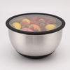 Customized Mixing Bowls Set 3QT 5QT Stainless Steel Mixing Bowl With Glass Lid