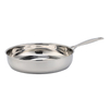 Hot Sale Wholesale Tri-ply Base Stainless Steel Pan 20/24/26/28cm 8inch/10inch/12inch Non-Coating Cookware Frying Pan