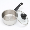 Wholesale Custom 9 Piece Gold Handle Stainless Steel Impact Bonded Bottom Pots And Pans Non-Toxic Kitchen Cookware Set