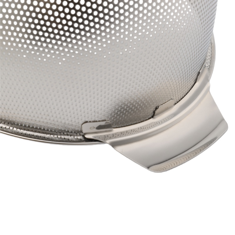 Stainless Steel Kitchen Strainer Colanders with Handle Kitchen Food Strainer Basket for Washing Vegetable Fruit Vegetable