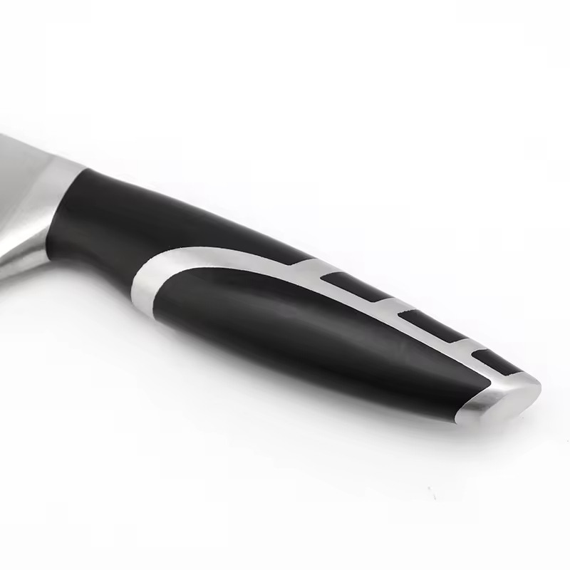 2025 New 6-Piece Stainless Steel Chef Knife Set with Wooden Block Premium Kitchen Knives