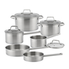 Wholesale Delicate Appearance Multi Function Thickening Base Cookware Stainless Steel Casserole Set Soup & Stock Pots With Lids