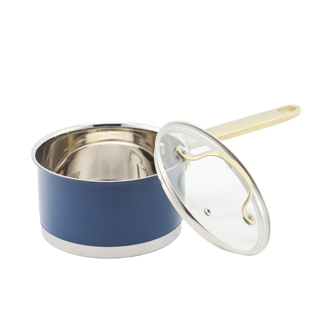 Wholesale Delicate Appearance Multi Function Thickening Base Cookware Stainless Steel Casserole Set Soup & Stock Pots With Lids