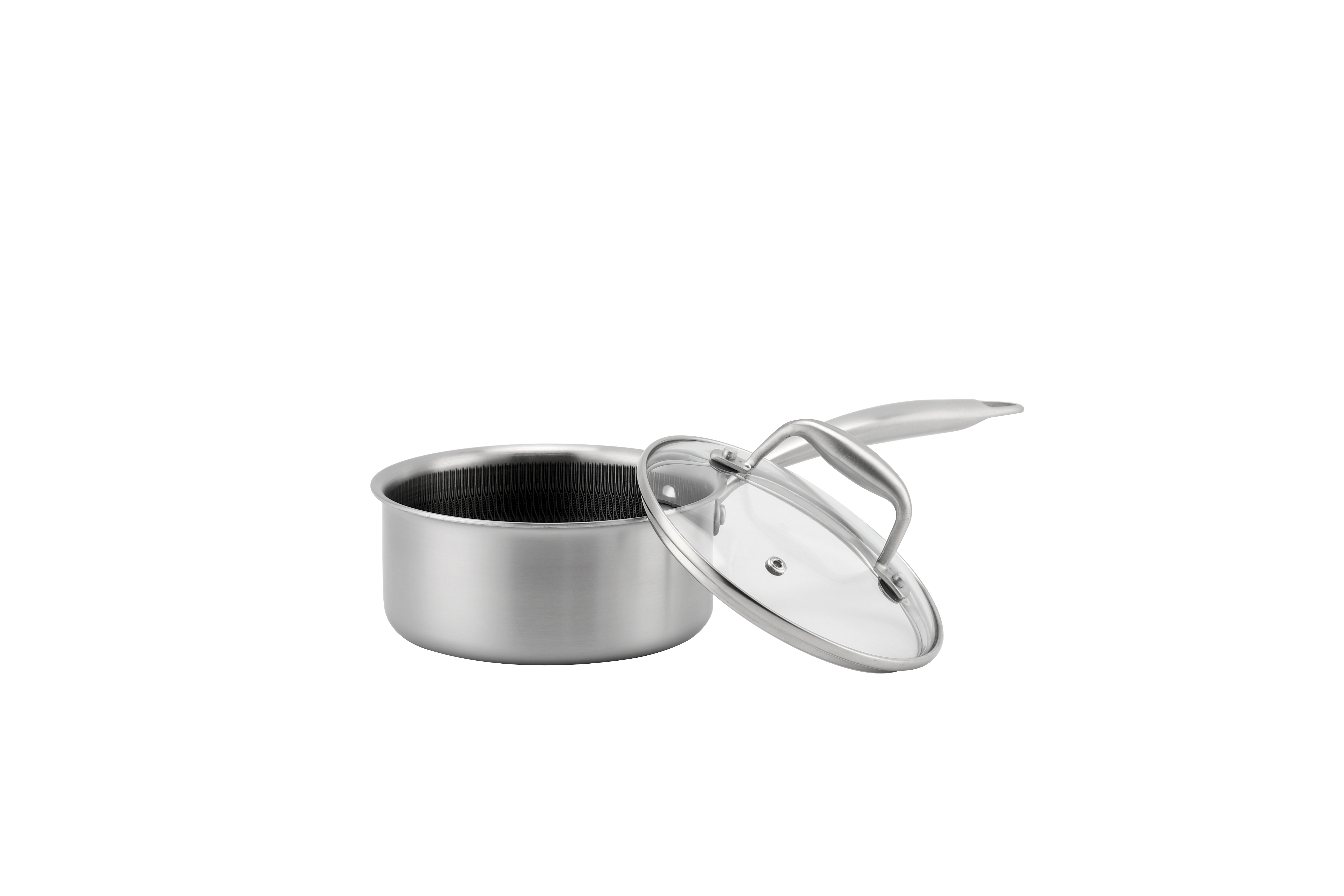 6 Piece High Quality Wholesale 18/10 Triply Stainless Steel 3 Layer Pots And Pans Steamer Set Cookware Set Saucepan Frying Pan