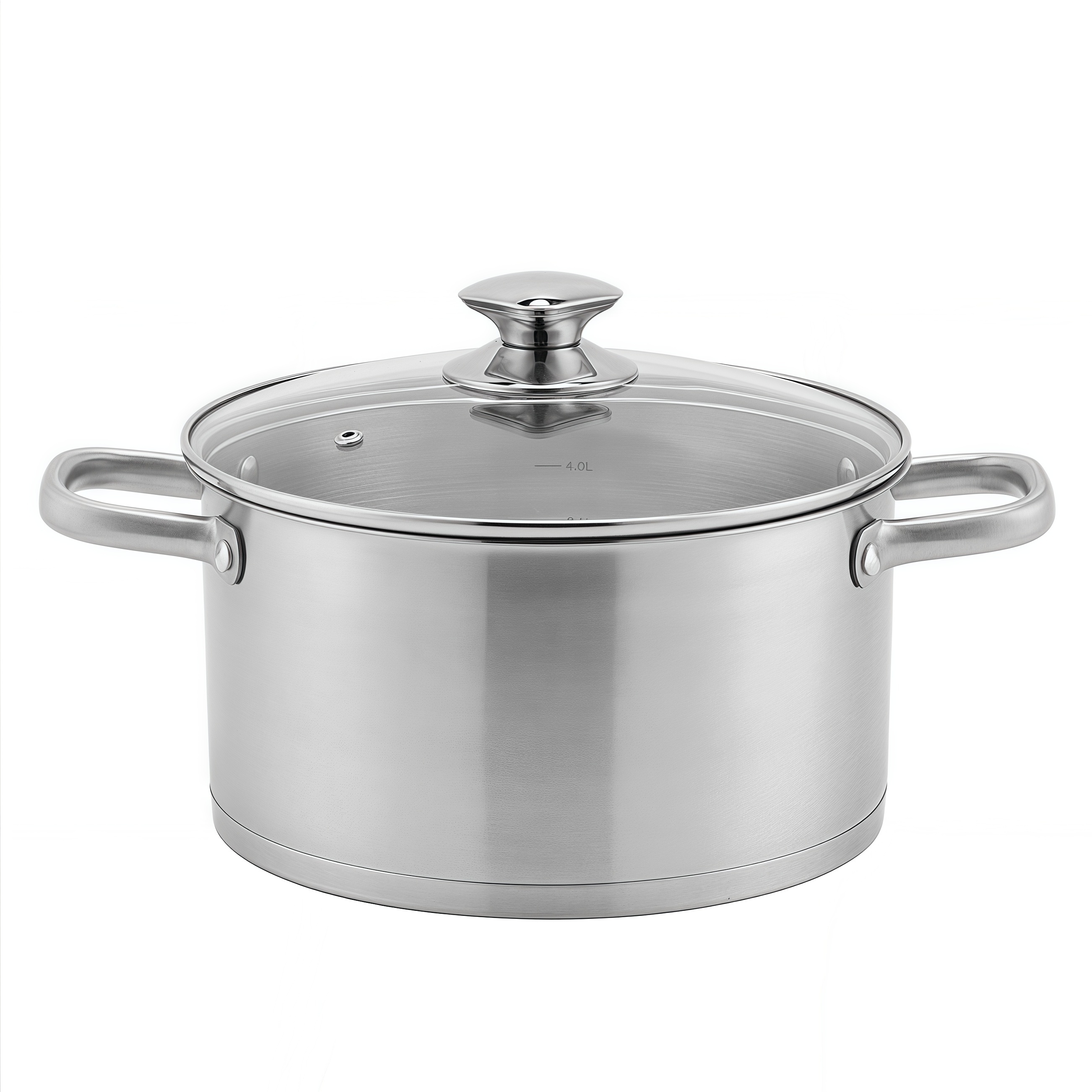 Wholesale Delicate Appearance Multi Function Thickening Base Cookware Stainless Steel Casserole Set Soup & Stock Pots With Lids