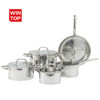 Wholesale Delicate Appearance Multi Function Thickening Base Cookware Stainless Steel Casserole Set Soup & Stock Pots With Lids