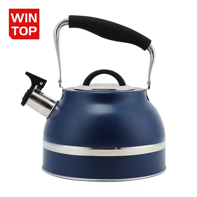 New Factory Wholesale 3L Whistling Tea Kettle Tea Pot Customized Color Stainless Steel Hot Water Teapot for ALL Stovetop