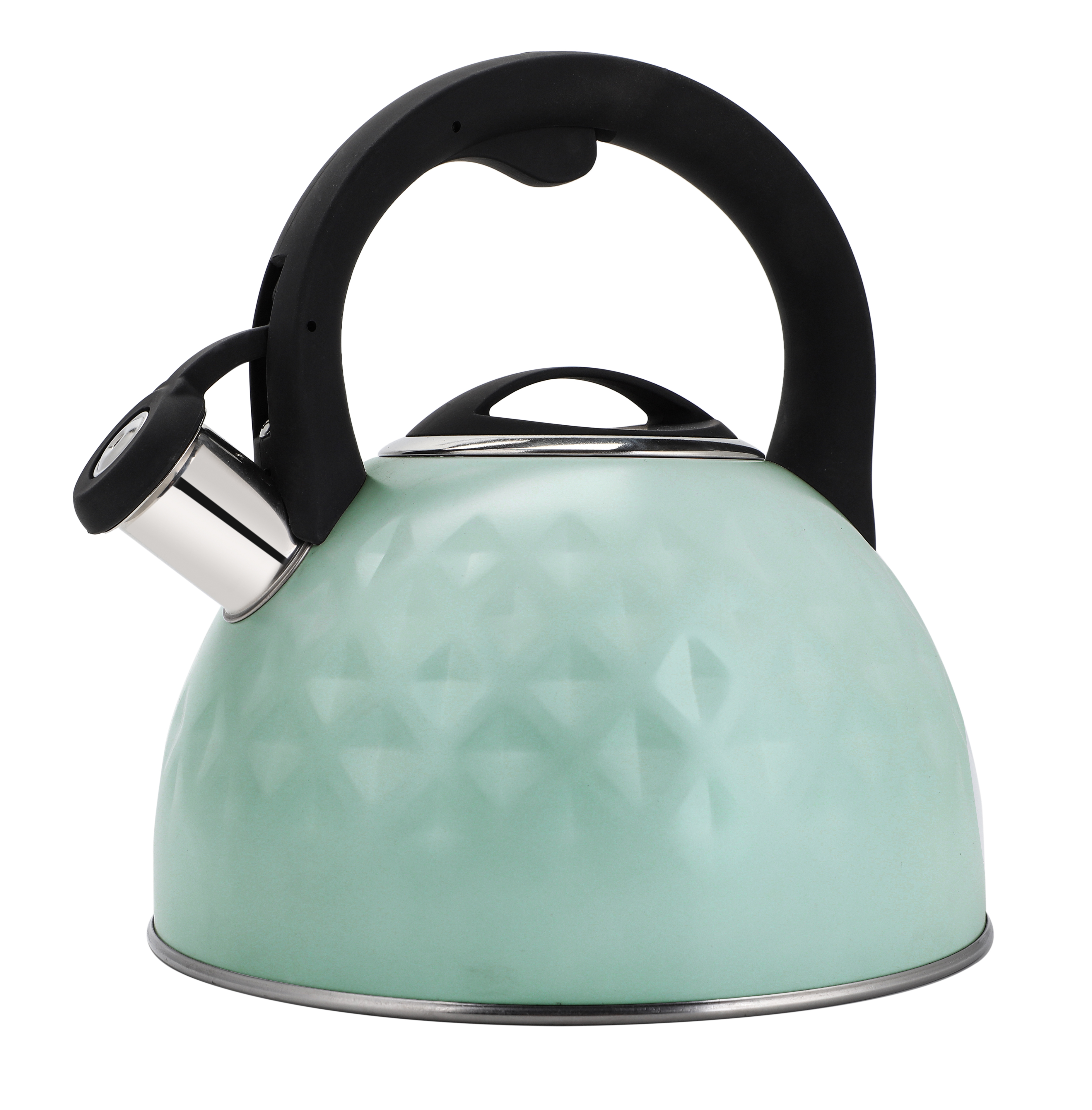 3.0L Stove Top Stainless Steel Tea Pot new Food Grade Polished Custom top seller Whistling Tea Kettle with induction bottom