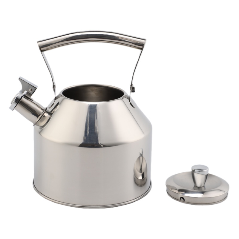 Modern Home Kitchen 3.5L Stainless Steel Whistling Kettle Induction Stove Top Tea Pot with Metal Construction Water Teapot