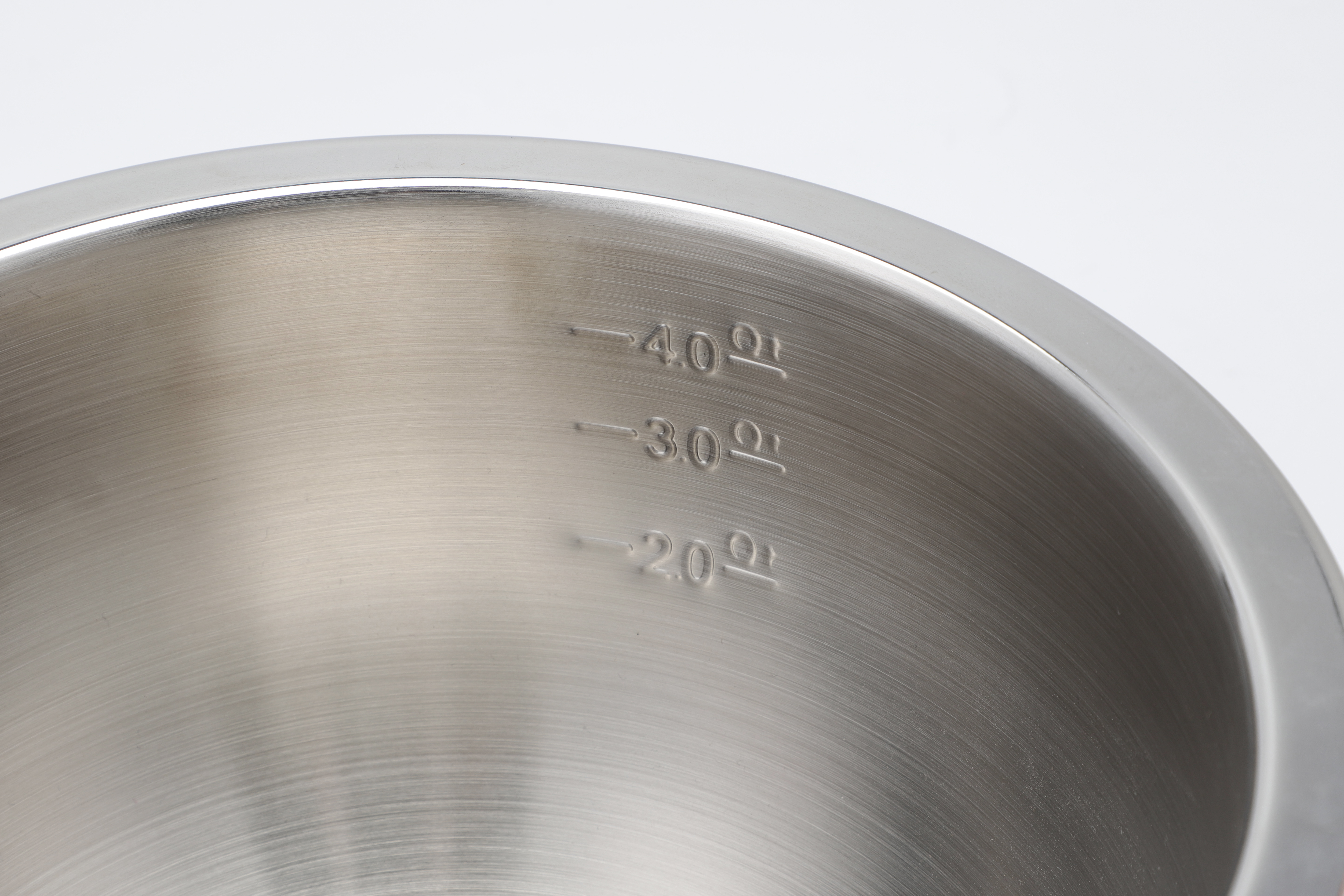 4pcs Stainless Steel Mixing Bowl Set With Measuring Scale Salad Bowl Set