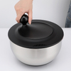 Multifunction Fruits Vegetables Large 5L Stainless Steel Salad Spinner With Grater