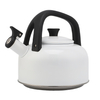  3L Stainless Steel Tea Kettle Round Whistling Stovetop Pot Food Grade Metal Teapot for Stove Top