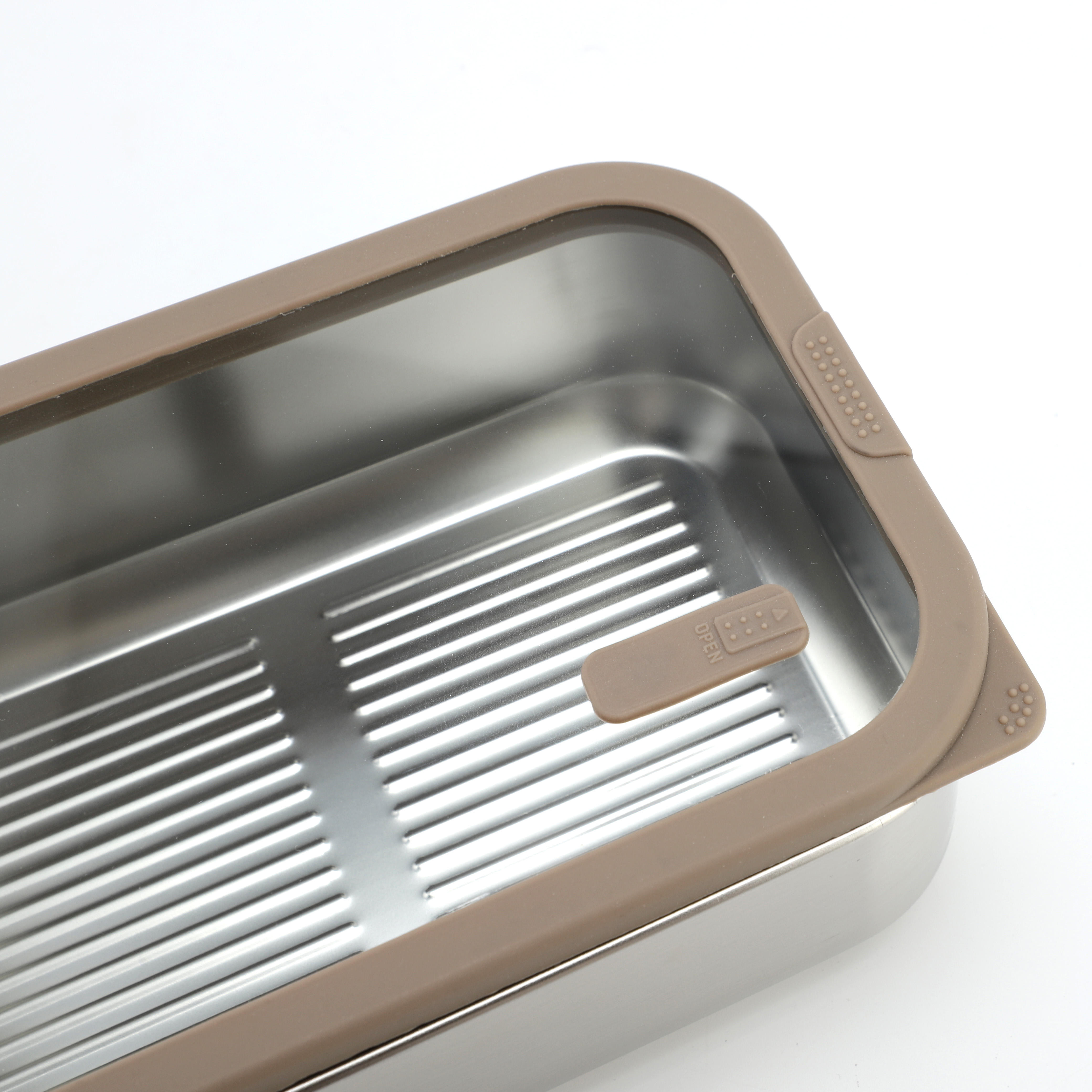 Popular School Lunch Box Leakproof Stainless Steel Food Container for Teenagers With Glass Lid Stainless Steel Food Carrier