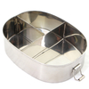 Stainless Steel Sandwich Box School Metal Bento Lunch Box Kids Food Container With Lid With Leakproof Lid