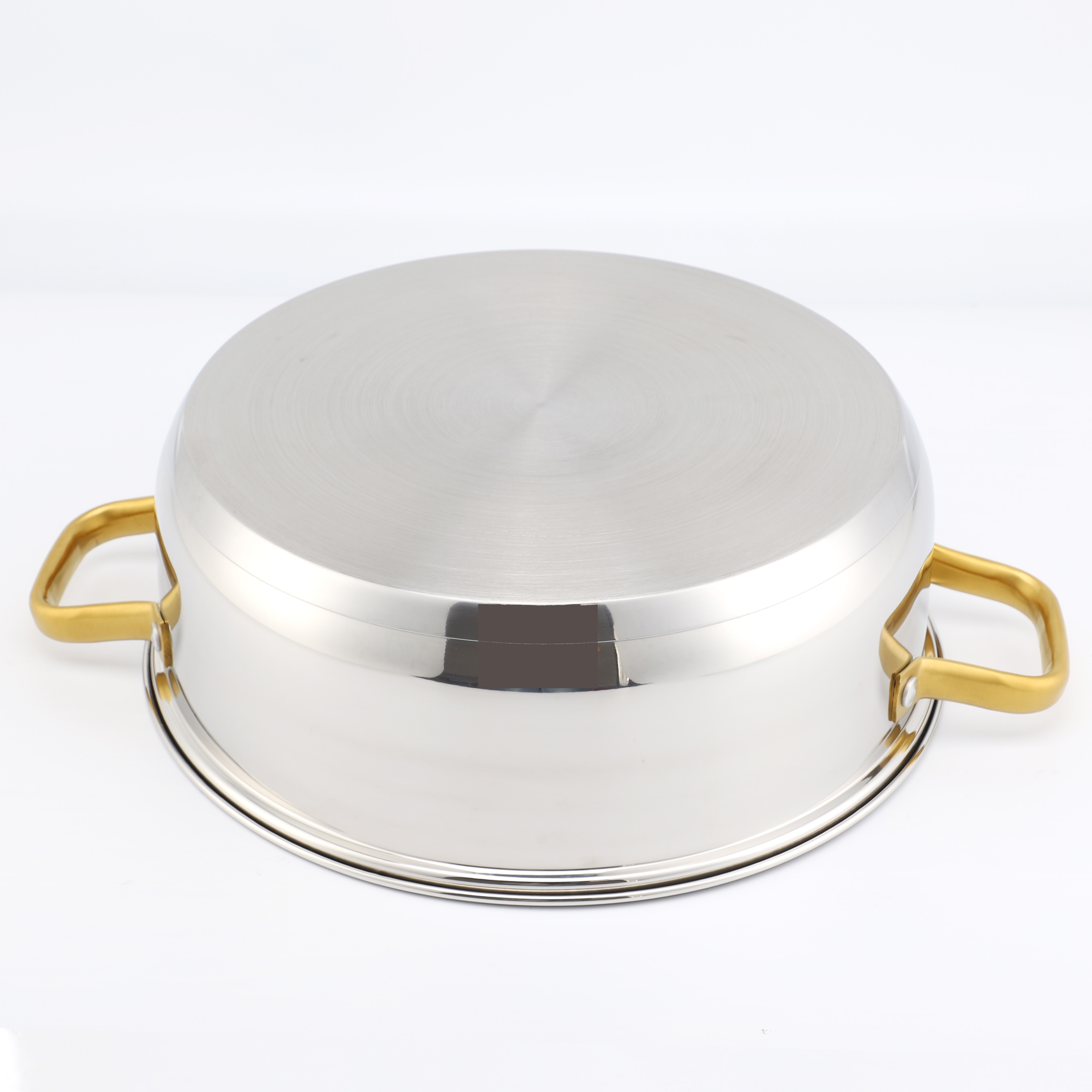 Factory Direct Sales Multi-purpose 2 Layers Steam Pot Stainless Steel Steam Cooker with Steamer Basket and Tempered Glass Lid