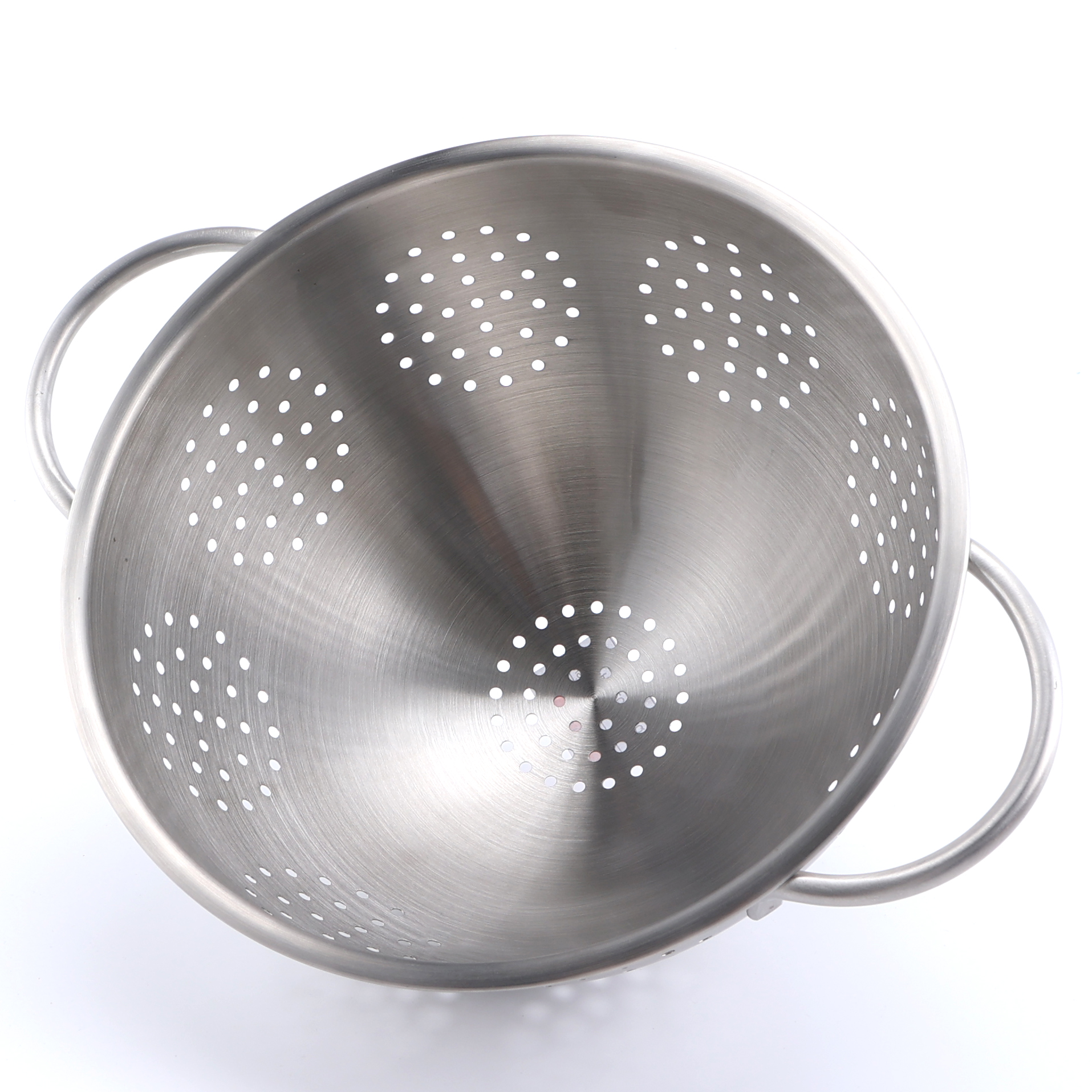 Fruit Vegetable Kitchen Strainer Colanders Set Stainless Steel Drain Wash Storage Drain Basket With Feet