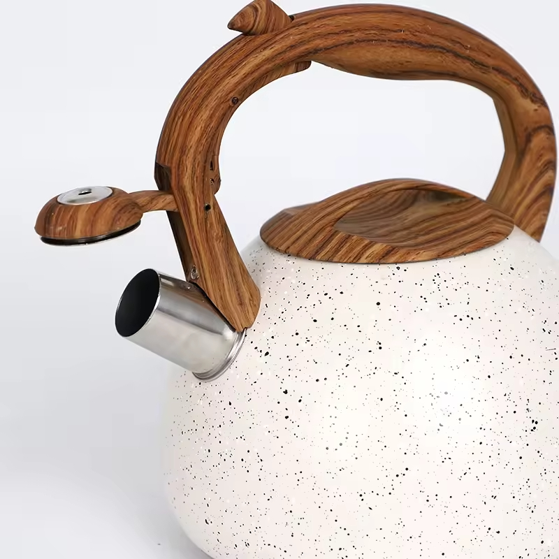 2.7L Custom Top Seller Stainless Steel Polished Whistling Tea Kettle New Design High Quality Food Grade Stove Top Tea Pot