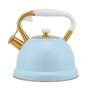 Factory Wholesale 3L Whistling Tea Kettle Tea Pot Customized Color Stainless Steel Hot Water for ALL Stovetop