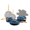 14 PCS Customizable Ceramic Non Stick Pans and Pots Set Induction Cast Aluminum Ceramic Cookware Set Pots and Pans Set