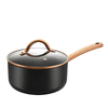 10PCS Modern Home Kitchen Recycled Heavy Gauge Aluminum Nonstick Cooking Pot Set with Grilldle Pan Easy Clean