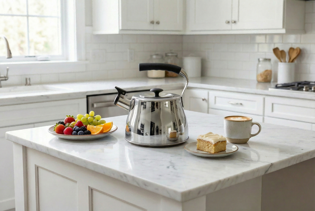 Factory Wholesale 3.0 L Whistling Tea Kettle Tea Pot Customized Color Stainless Steel Hot Water for ALL Stovetop