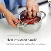 Hot Sale Belly Shape Cooking Pot Heavy Weight 5ply Base Stainless Steel Casserole Soup Pot Stock Pot with Stainless Steel Handle