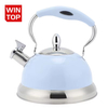 Factory Wholesale 2.5 L Whistling Tea Kettle Tea Pot Customized Color Stainless Steel Hot Water Teapot for ALL Stovetop