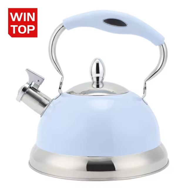 Factory Wholesale 2.5 L Whistling Tea Kettle Tea Pot Customized Color Stainless Steel Hot Water Teapot for ALL Stovetop