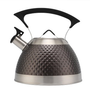 3L Stainless Steel Whistling Tea Kettle with Ergonomic Folding Handle New Design Stovetop Tea Pots for Gas Stove Top