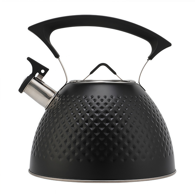 3L Stainless Steel Whistling Tea Kettle with Ergonomic Folding Handle New Design Stovetop Tea Pots for Gas Stove Top