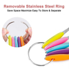 Custom Hot Sell 10 Piece Stainless Steel Measuring Cups and Spoons Set With Silicone Handle
