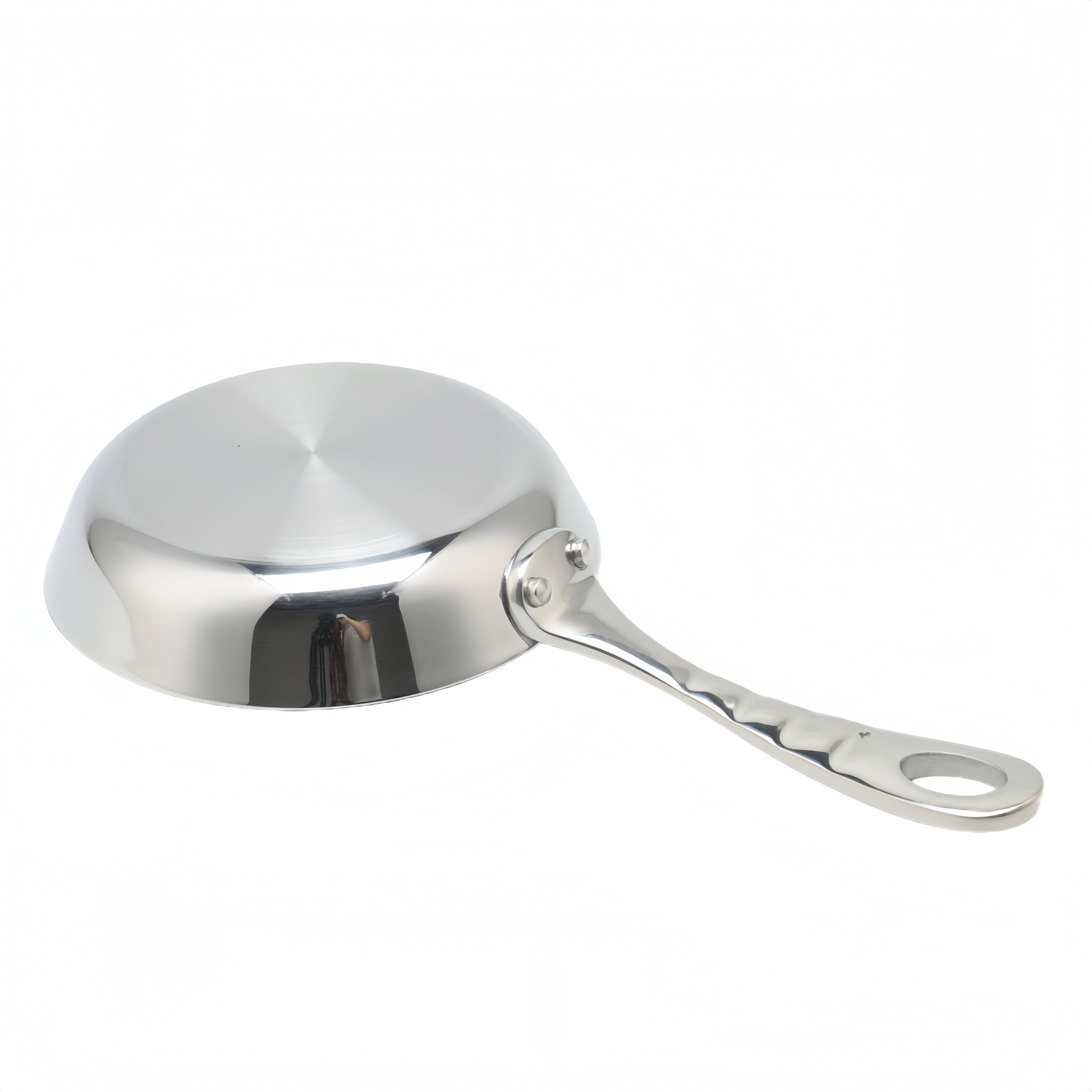 High Quality Mini sauce pot Stainless Steel Factory Sales Metal Triply Stainless Steel Fry Pans Cookware Non Stick Frypan Home