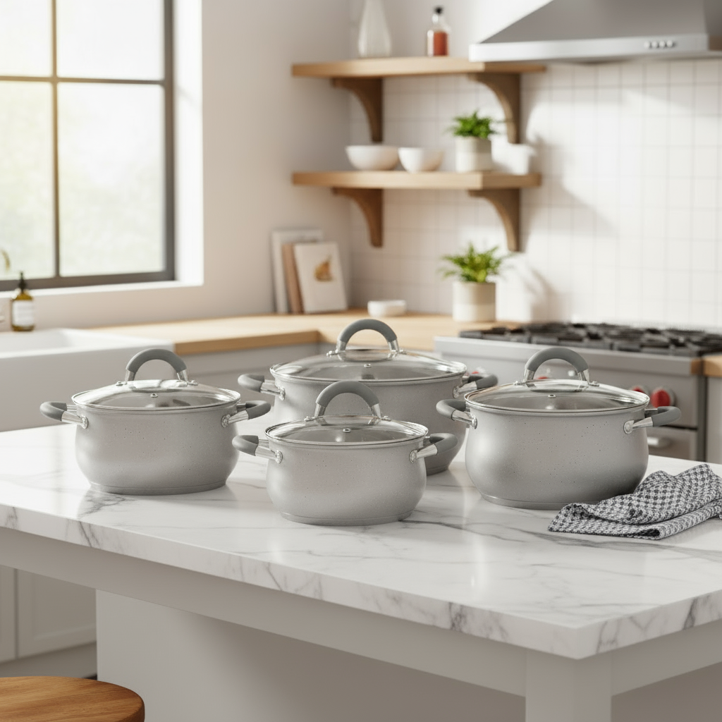 Wholesale Delicate Appearance Multi Function Apple Shape Cookware Stainless Steel Casserole Set Soup & Stock Pots With Lids