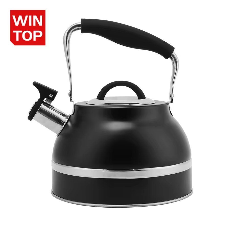 New Factory Wholesale 3L Whistling Tea Kettle Tea Pot Customized Color Stainless Steel Hot Water Teapot for ALL Stovetop
