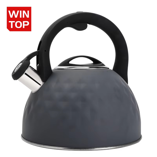 3.0L Stove Top Stainless Steel Tea Pot new Food Grade Polished Custom top seller Whistling Tea Kettle with induction bottom