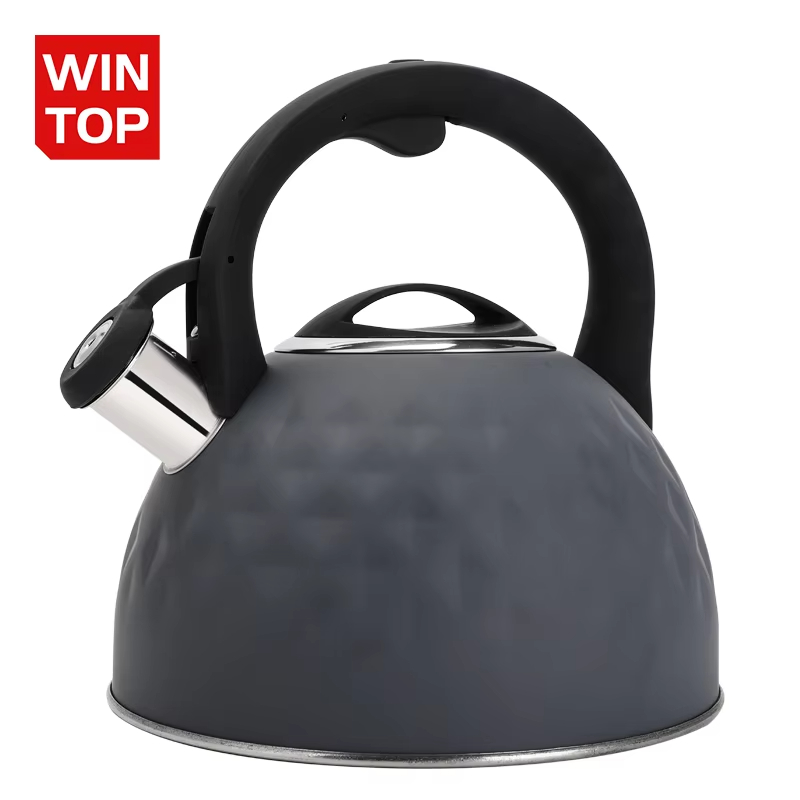 3.0L Stove Top Stainless Steel Tea Pot new Food Grade Polished Custom top seller Whistling Tea Kettle with induction bottom