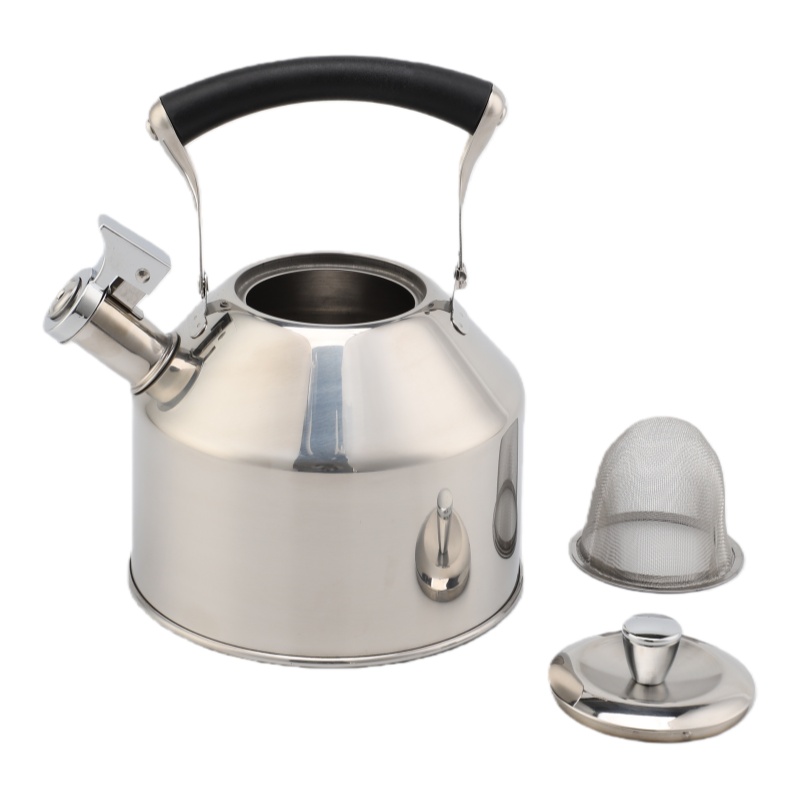Modern Home Kitchen 3.5L Stainless Steel Whistling Kettle Induction Stove Top Tea Pot with Metal Construction Water Teapot