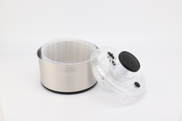 Multifunctional Stainless Steel Salad Spinner Fruit Vegetable Washer and Dryer Kitchen Vegetable Salad Spinner