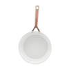 Hot Sale Wholesale 3 Layer Base Stainless Steel Pan 20/24/26/28cm 8inch/10inch/12inch Ceramics Nonstick Cookware Frying Pan