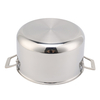 Factory Custom Kitchen Tri-ply Stainless Steel Soup Steamer Pot Set With Glass Lid Stainless Steel Cooking Pot Set Cookware Sets