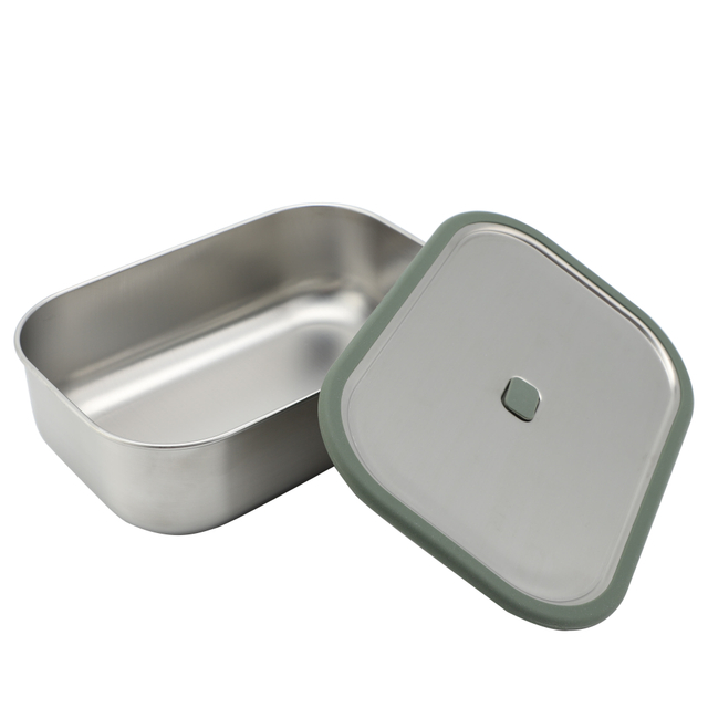 Popular School Lunch Box Leakproof Stainless Steel Food Container for Teenagers with Lid Stainless Steel Food Carrier