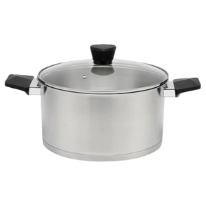 Wholesale Custom Kitchenware 9 Piece Cooking Pots and Pans Induction Simple Europe Stainless Steel Cookware Set