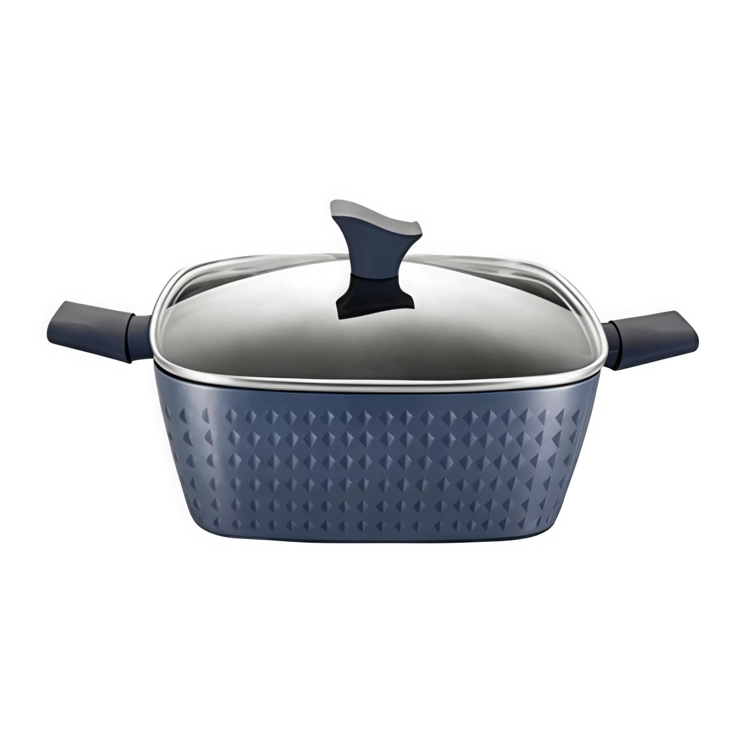 12 PCS 3D Diamond Series Customizable Ceramic Non Stick Pans and Pots Set Induction Cast Aluminum Ceramic Cookware Set