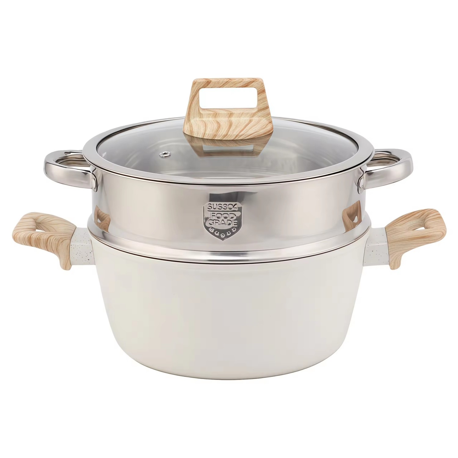9 PCS Customizable Ceramic Non Stick Pans and Pots Set Induction Cast Aluminum Ceramic Cookware Set Pots and Pans Set