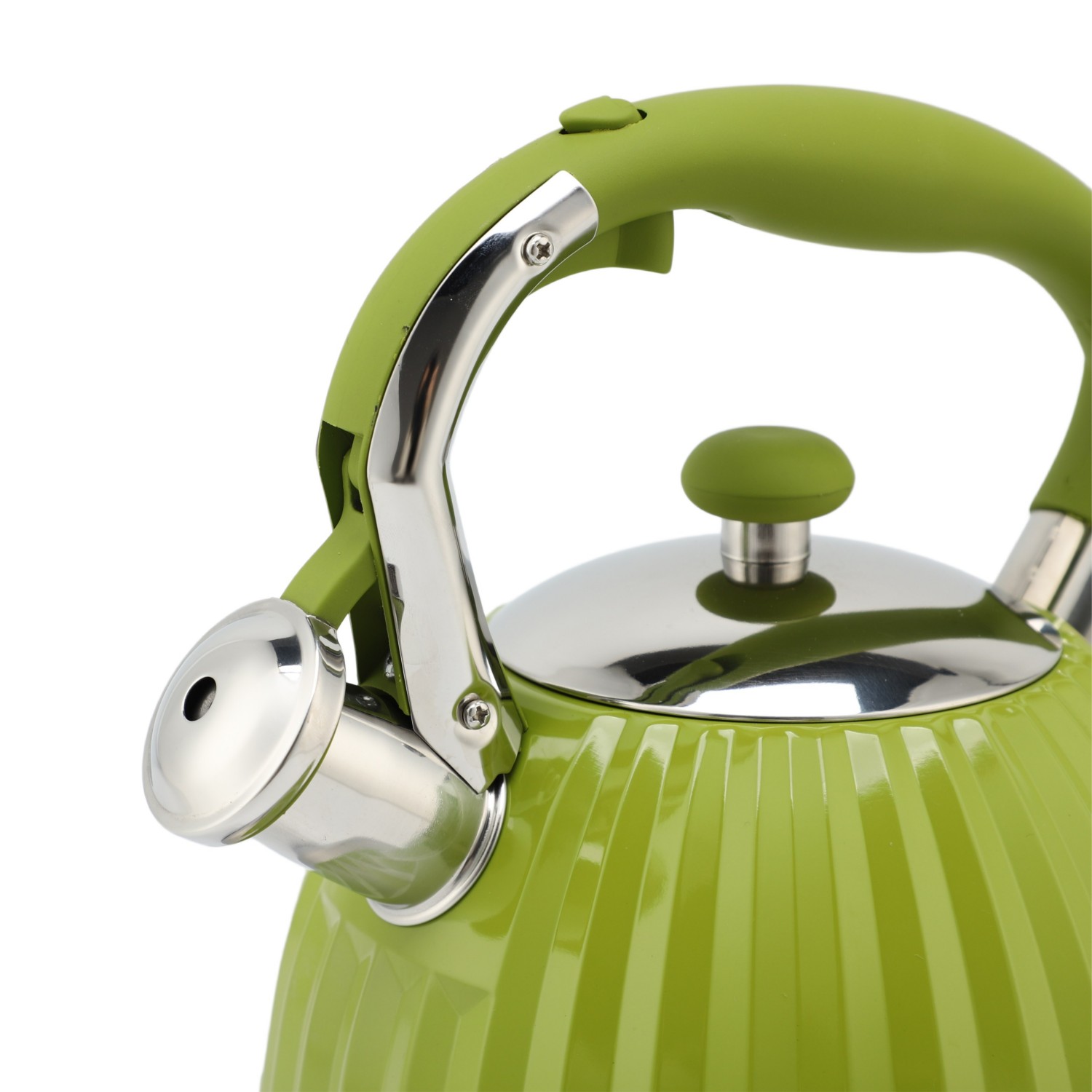 3.0L Stove Top Stainless Steel Tea Pot new Food Grade Polished Custom top seller Whistling Tea Kettle with induction bottom