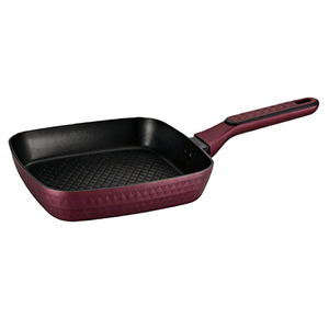 Factory 3D Diamond Series Customizable Ceramic Non Stick Aluminum Ceramic Fry Pan Grilldle Pan PFOA Free Induction Compatible