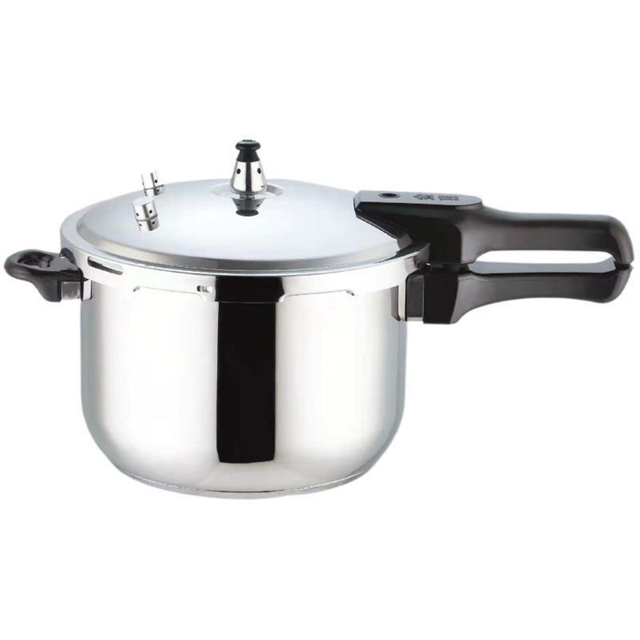 Factory Small Stainless Steel Pressure Cooker with Magnetic Bottom 3L 4L 5L 7L 9L 11L 13L 17L Sizes for Gas and Induction Cooker