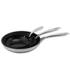 Hot Sale Wholesale Tri-ply Base Stainless Steel Pan 20/24/26/28cm 8inch/10inch/12inch Non-stick Ceramic Coating Cookware Frying Pan