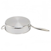 High Quality 316 Stainless Steel Cook Saute Pan Three Layer Steel Double Ear Frying Pan Rapid Heat Conduction Sauting Fry Pan